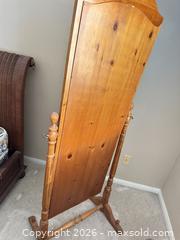 MaxSold Auction: Full-Length Free-Standing Tilt Mirror, Light Pine Finish - Las Vegas (Nevada, USA) PARTNER MANAGED Estate Sale Online Auction -  Argent Star Court
