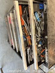 MaxSold Auction: Husky Black Steel Rolling Tool Chest with Casters and Lock - Las Vegas (Nevada, USA) PARTNER MANAGED Estate Sale Online Auction -  Argent Star Court