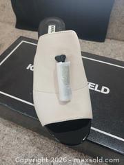 MaxSold Auction: Karl Lagerfeld Hettie2 Mule Slide US 7.5 Off White/Cream & Black - Las Vegas (Nevada, USA) PARTNER MANAGED Estate Sale Online Auction -  Argent Star Court