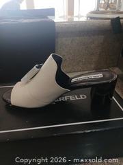 MaxSold Auction: Karl Lagerfeld Hettie2 Mule Slide US 7.5 Off White/Cream & Black - Las Vegas (Nevada, USA) PARTNER MANAGED Estate Sale Online Auction -  Argent Star Court