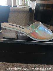 MaxSold Auction: Karl Lagerfeld Iridescent Slide / Mule, US 7.5 - Las Vegas (Nevada, USA) PARTNER MANAGED Estate Sale Online Auction -  Argent Star Court