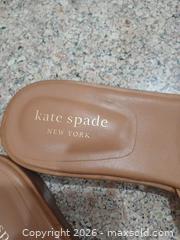 MaxSold Auction: Kate Spade Jeweled Braided Straw Slide Sandals, Size 7.5 B - Las Vegas (Nevada, USA) PARTNER MANAGED Estate Sale Online Auction -  Argent Star Court