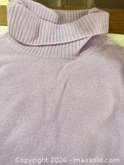 MaxSold Auction: Lands' End Lavender Cashmere Turtleneck Sweater, M - Las Vegas (Nevada, USA) PARTNER MANAGED Estate Sale Online Auction -  Argent Star Court