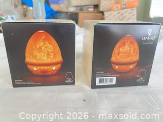 MaxSold Auction: Lladró Porcelain Lithophane Votive Lights, Set of 2 - Las Vegas (Nevada, USA) PARTNER MANAGED Estate Sale Online Auction -  Argent Star Court