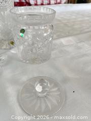 MaxSold Auction: Lot of 5 Clear Crystal Vases & Candle/Tea Light Holders - Las Vegas (Nevada, USA) PARTNER MANAGED Estate Sale Online Auction -  Argent Star Court