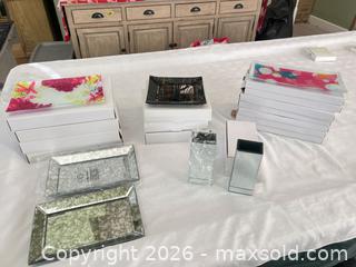 MaxSold Auction: Lot of Nordstrom Glass & Mirrored Decorative Trays (Multiple Items) - Las Vegas (Nevada, USA) PARTNER MANAGED Estate Sale Online Auction -  Argent Star Court