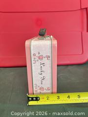 MaxSold Auction: Lucky Brand Pink & White Metal Lunchbox / Tin Box - Las Vegas (Nevada, USA) PARTNER MANAGED Estate Sale Online Auction -  Argent Star Court