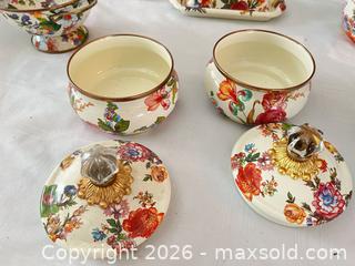 MaxSold Auction: Mackenzie-Childs Assorted Ceramic Table & Serving Piece - Las Vegas (Nevada, USA) PARTNER MANAGED Estate Sale Online Auction -  Argent Star Court