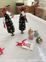 MaxSold Auction: Mackenzie-Childs & Mr. Christmas Holiday Tabletop Trees & Ornaments - Las Vegas (Nevada, USA) PARTNER MANAGED Estate Sale Online Auction -  Argent Star Court