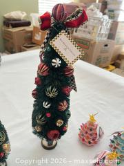 MaxSold Auction: Mackenzie-Childs & Mr. Christmas Holiday Tabletop Trees & Ornaments - Las Vegas (Nevada, USA) PARTNER MANAGED Estate Sale Online Auction -  Argent Star Court