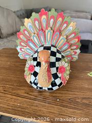 MaxSold Auction: Mackenzie-Childs Turkey Decorative Figurine - Las Vegas (Nevada, USA) PARTNER MANAGED Estate Sale Online Auction -  Argent Star Court