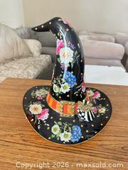 MaxSold Auction: MacKenzie-Childs Whimsical Multicolor Witch Hat Sculpture - Las Vegas (Nevada, USA) PARTNER MANAGED Estate Sale Online Auction -  Argent Star Court