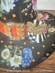 MaxSold Auction: MacKenzie-Childs Whimsical Multicolor Witch Hat Sculpture - Las Vegas (Nevada, USA) PARTNER MANAGED Estate Sale Online Auction -  Argent Star Court