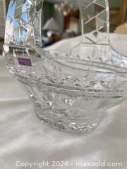 MaxSold Auction: Marquis (Waterford) Clear Crystal Handled Basket - Las Vegas (Nevada, USA) PARTNER MANAGED Estate Sale Online Auction -  Argent Star Court