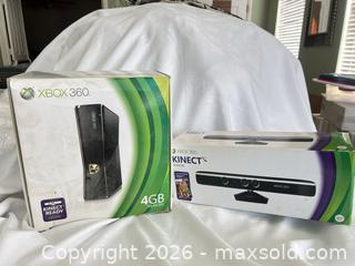 MaxSold Auction: Microsoft Xbox 360 S (Slim) 4GB Console - Black - Las Vegas (Nevada, USA) PARTNER MANAGED Estate Sale Online Auction -  Argent Star Court