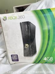 MaxSold Auction: Microsoft Xbox 360 S (Slim) 4GB Console - Black - Las Vegas (Nevada, USA) PARTNER MANAGED Estate Sale Online Auction -  Argent Star Court