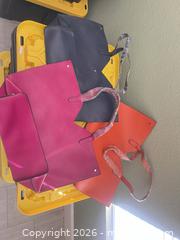 MaxSold Auction: Neiman Marcus Faux Leather Tote Bags (Set of 3) - Las Vegas (Nevada, USA) PARTNER MANAGED Estate Sale Online Auction -  Argent Star Court