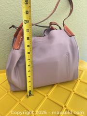MaxSold Auction: Oncour Lavender Leather Drawstring Medium Bucket Bag - Las Vegas (Nevada, USA) PARTNER MANAGED Estate Sale Online Auction -  Argent Star Court