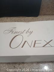 MaxSold Auction: Onex Burgundy Suede Mule Slide, Size 7 M - Las Vegas (Nevada, USA) PARTNER MANAGED Estate Sale Online Auction -  Argent Star Court