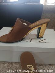 MaxSold Auction: Onex Heeled Mule Slide Brown/Camel Size 7 - Las Vegas (Nevada, USA) PARTNER MANAGED Estate Sale Online Auction -  Argent Star Court
