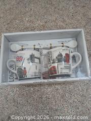 MaxSold Auction: Pair of Ceramic London Landmark Mugs with Spoons & Box - Las Vegas (Nevada, USA) PARTNER MANAGED Estate Sale Online Auction -  Argent Star Court