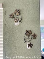 MaxSold Auction: Pair of Partylite Antique Brass Botanical Glass Candle Holders - Las Vegas (Nevada, USA) PARTNER MANAGED Estate Sale Online Auction -  Argent Star Court