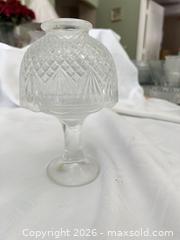 MaxSold Auction: Partylite Clear & Green Pressed/Cut Glass Hanging Votive/Suncatcher - Las Vegas (Nevada, USA) PARTNER MANAGED Estate Sale Online Auction -  Argent Star Court