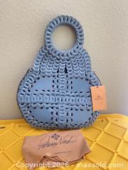 MaxSold Auction: Patricia Nash Light Blue Leather Medium Handbag - Las Vegas (Nevada, USA) PARTNER MANAGED Estate Sale Online Auction -  Argent Star Court