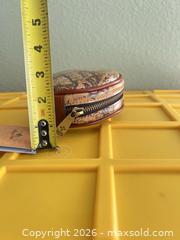 MaxSold Auction: Patricia Nash Tan Map Print Round Jewelry Case - Las Vegas (Nevada, USA) PARTNER MANAGED Estate Sale Online Auction -  Argent Star Court