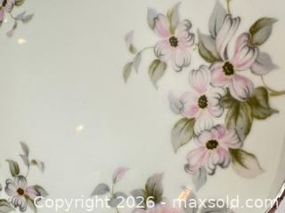 MaxSold Auction: Porcelain Pink & Blue Floral China Tea Set with Large Platter - Las Vegas (Nevada, USA) PARTNER MANAGED Estate Sale Online Auction -  Argent Star Court