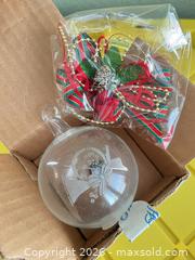 MaxSold Auction: Princess House Clear Crystal Etched Bell Christmas Ornament - Las Vegas (Nevada, USA) PARTNER MANAGED Estate Sale Online Auction -  Argent Star Court