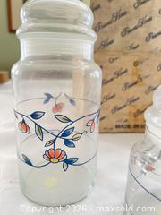 MaxSold Auction: Princess House Glass Canisters, Hurricane & Stemware Floral Band - Las Vegas (Nevada, USA) PARTNER MANAGED Estate Sale Online Auction -  Argent Star Court