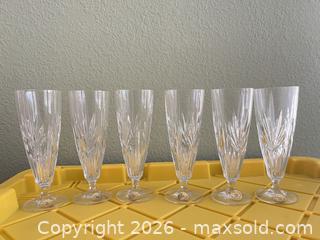 MaxSold Auction: Princess House Lead Crystal Champagne Flutes from West Germany (Set of 6) - Las Vegas (Nevada, USA) PARTNER MANAGED Estate Sale Online Auction -  Argent Star Court