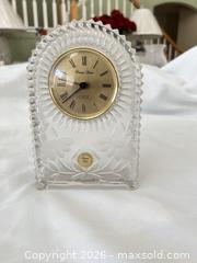 MaxSold Auction: Princess House Lead Crystal Mantel/Shelf/Table Clock, West Germany - Las Vegas (Nevada, USA) PARTNER MANAGED Estate Sale Online Auction -  Argent Star Court