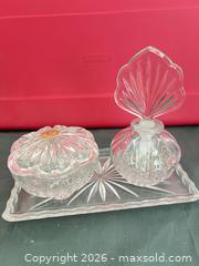 MaxSold Auction: Princess House Lead Crystal Vanity Set with Tray & Accessories - Las Vegas (Nevada, USA) PARTNER MANAGED Estate Sale Online Auction -  Argent Star Court