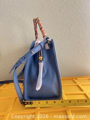 MaxSold Auction: Radley Blue Leather Top-Handle Satchel with Novelty Applique - Las Vegas (Nevada, USA) PARTNER MANAGED Estate Sale Online Auction -  Argent Star Court