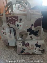 MaxSold Auction: Radley Pastel Pink Faux Leather Tote with Party Dog Appliqué - Las Vegas (Nevada, USA) PARTNER MANAGED Estate Sale Online Auction -  Argent Star Court