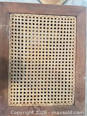 MaxSold Auction: Rattan Cane Side Table with Drawer and Woven Top - Las Vegas (Nevada, USA) PARTNER MANAGED Estate Sale Online Auction -  Argent Star Court