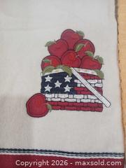 MaxSold Auction: Set of 2 Cotton Kitchen Towels with Floral & Apple Embroidery - Las Vegas (Nevada, USA) PARTNER MANAGED Estate Sale Online Auction -  Argent Star Court