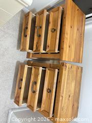 MaxSold Auction: Set of 2 Solid Wood Honey-Stained Nightstands - Las Vegas (Nevada, USA) PARTNER MANAGED Estate Sale Online Auction -  Argent Star Court