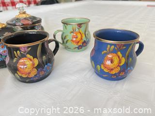 MaxSold Auction: Set of 9 Handmade Artist-Signed Metal & Ceramic Lidded Jars - Las Vegas (Nevada, USA) PARTNER MANAGED Estate Sale Online Auction -  Argent Star Court