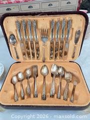 MaxSold Auction: Silver-Plated Flatware & Floral Gold-Rim Porcelain Dish Set (English) - Las Vegas (Nevada, USA) PARTNER MANAGED Estate Sale Online Auction -  Argent Star Court