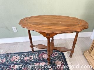 MaxSold Auction: Solid Wood Accent Table - Las Vegas (Nevada, USA) PARTNER MANAGED Estate Sale Online Auction -  Argent Star Court