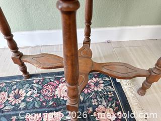 MaxSold Auction: Solid Wood Accent Table - Las Vegas (Nevada, USA) PARTNER MANAGED Estate Sale Online Auction -  Argent Star Court