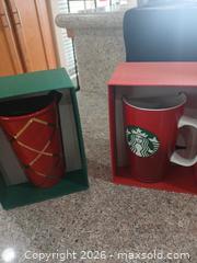MaxSold Auction: Starbucks Holiday Ceramic Coffee Mug Set, 16 oz - Las Vegas (Nevada, USA) PARTNER MANAGED Estate Sale Online Auction -  Argent Star Court