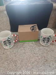 MaxSold Auction: Starbucks You Are Here Las Vegas Candy Cane Handle Ceramic Mugs (Pair) - Las Vegas (Nevada, USA) PARTNER MANAGED Estate Sale Online Auction -  Argent Star Court