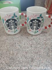 MaxSold Auction: Starbucks You Are Here Las Vegas Candy Cane Handle Ceramic Mugs (Pair) - Las Vegas (Nevada, USA) PARTNER MANAGED Estate Sale Online Auction -  Argent Star Court