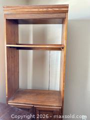 MaxSold Auction: Traditional Brown Veneer Bookcase Entertainment Center - Las Vegas (Nevada, USA) PARTNER MANAGED Estate Sale Online Auction -  Argent Star Court