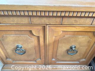 MaxSold Auction: Traditional Solid Wood Honey Cabinet with Two Doors - Las Vegas (Nevada, USA) PARTNER MANAGED Estate Sale Online Auction -  Argent Star Court