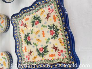 MaxSold Auction: Unikat Kalich Stoneware Mug & Serving Platter Set (7+ Pieces) - Las Vegas (Nevada, USA) PARTNER MANAGED Estate Sale Online Auction -  Argent Star Court